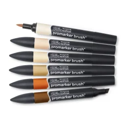 Promarker Brush 6-set Skin Tones