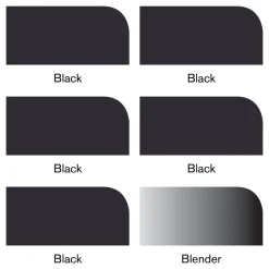 Promarker 6-set Black & Blender