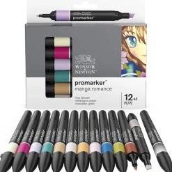 Promarker 12-set + Blender (Manga Romance)