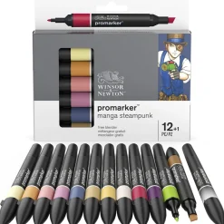 Promarker 12-set + blender (Manga Steampunk)