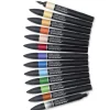 Promarker 12-set + blender (Manga set 1)