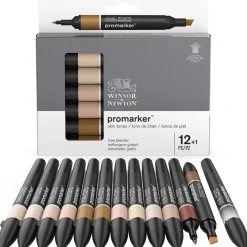Promarker 12-set + Blender (Skin Tones)