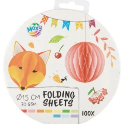 Pysselpapper Origami Runda 15cm 100-pack