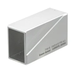 Radergummi Industrial Aluminium Silver