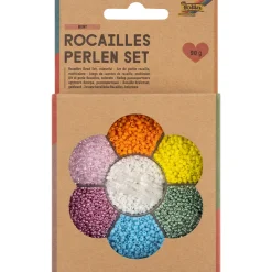 Rocailles Pärlset Mixade färger