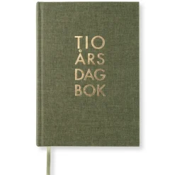 10-årsdagsbok A5 Khaki Green
