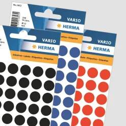 Rund klisteretikett Ø13mm 240-pack