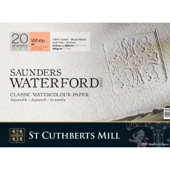 Saunders Waterford Akvarellblock White HP 51x36 cm 300g