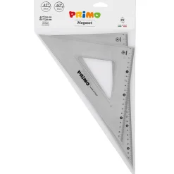 Set Vinkellinjaler 45°/30cm + 60°/30cm