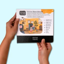 Sketchbook A5 100% Bomull 300g