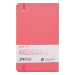 Sketchbook Large Coral Red