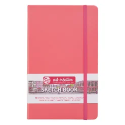 Sketchbook Large Coral Red