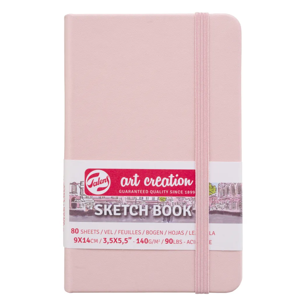 Sketchbook Pocket Pastel Pink