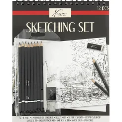 Sketching Set Skisspennor + spiralblock