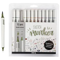 Sketch Marker Natur 12-set