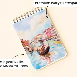 Sketchpad A5 Spiral 240g