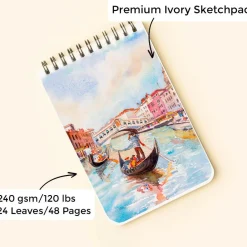 Sketchpad A6 Spiral 240g