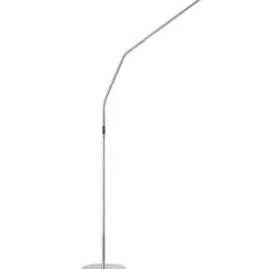 Slimline 4 Floor Lamp Brushed Steel