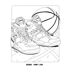 Sneaker Coloring Book