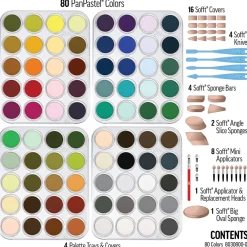 Soft Pastel Pan 80 Color Set