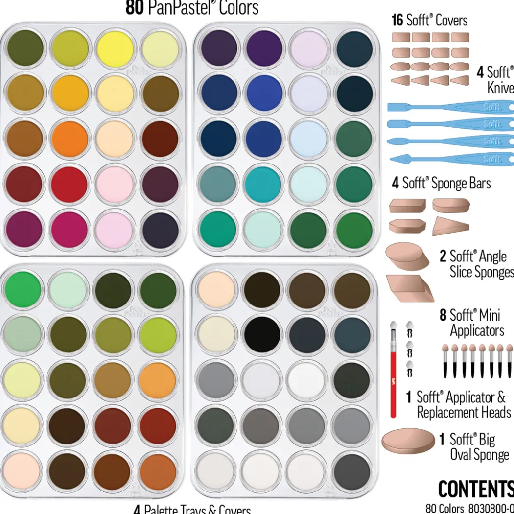 Soft Pastel Pan 80 Color Set