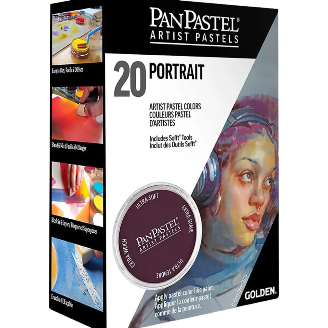 Soft Pastel Pans Portrait 20-set