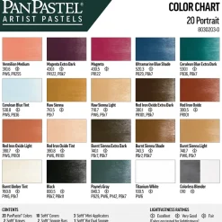 Soft Pastel Pans Portrait 20-set