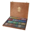 Soft Pastel Wooden Box 100-set