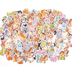 Soft stickers djurmotiv 500 st