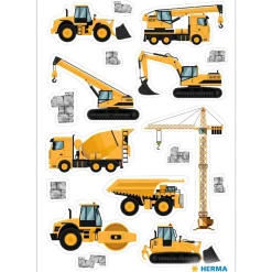 Stickers Arbetsfordon 1 ark