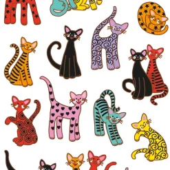 Stickers Katter 3 ark