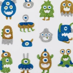 Stickers Rymdmonster 1 ark