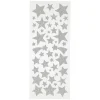 Stickers Silverstjärnor 2 ark