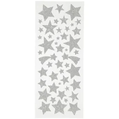 Stickers Silverstjärnor 2 ark