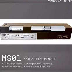Stiftpenna MS01 0,5 mm Silver