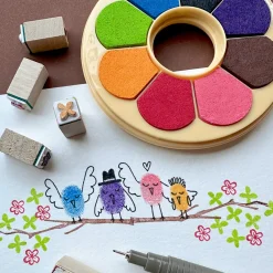 Stämpeldynor Irodori Set Donut