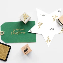 Stämpelset + stämpeldyna Jul 10-pack
