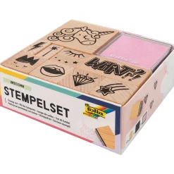 Stämpelset + stämpeldyna Unicorn 10-pack