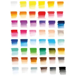 Studio Collection Akvarellpennor Box 50-set