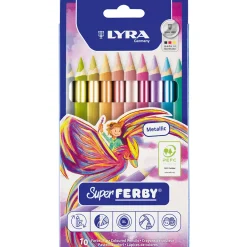 Super Ferby 10-set Metallic (3 år+)