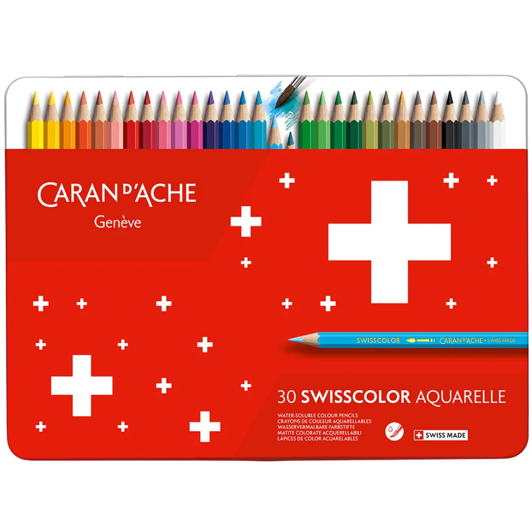 Swisscolor Akvarellpennor 30-set