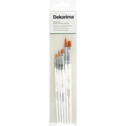 Syntetiska penslar Akvarell/Universal 6-set