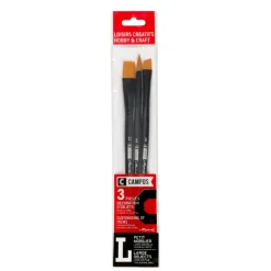 Syntetpensel Campus Hobby 3-set L
