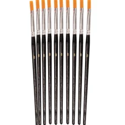Syntetpensel platt 10 st