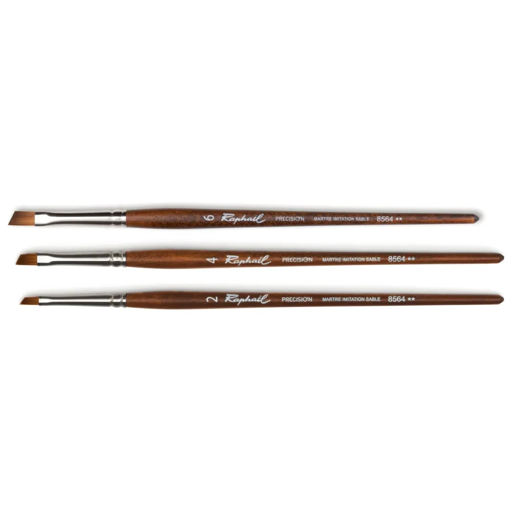 Syntetpensel Precision 8564 Sneskuren st 6