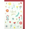 Tackkort med kuvert Blommor