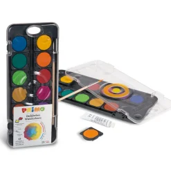 Tempera Vattenfärger 12-set Ø30 + tillbehör