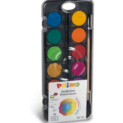 Tempera Vattenfärger 12-set Ø30 + tillbehör