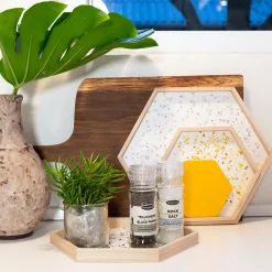 Terrazzo Flakes 90g Ljusgrå