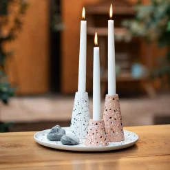 Terrazzo Flakes 90g Mörkgrå